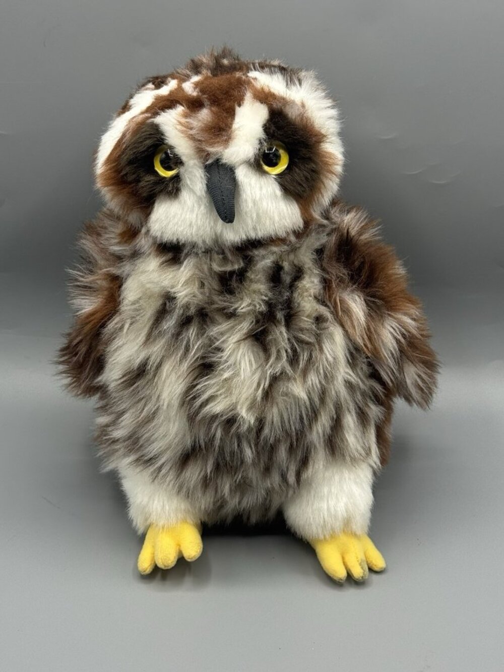 Jaag Spotted Owl Plush Stuffed Animal Realistic 9"